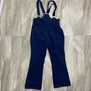 Vintage FERA Blue Ski bib snow pants with adjustable straps